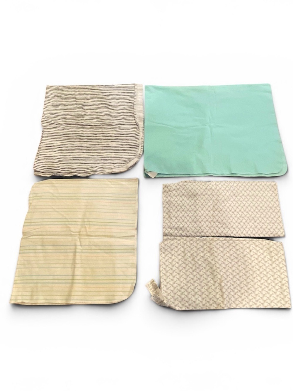Carters Receiving Blanket Lot Baby Boy Blue Elephant Cotton Swaddle 4/$20 🛑
